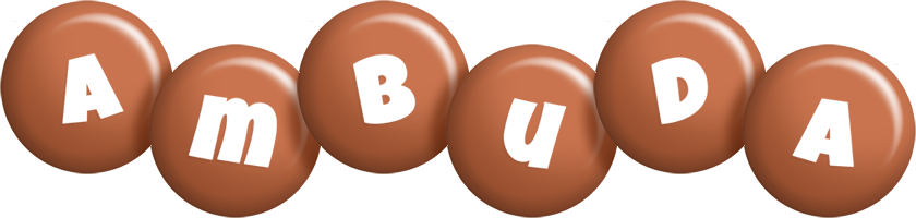 Ambuda candy-brown logo