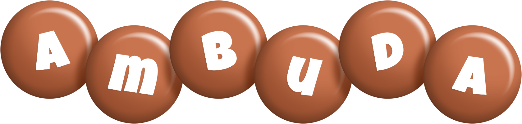 Ambuda candy-brown logo