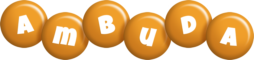 Ambuda candy-orange logo