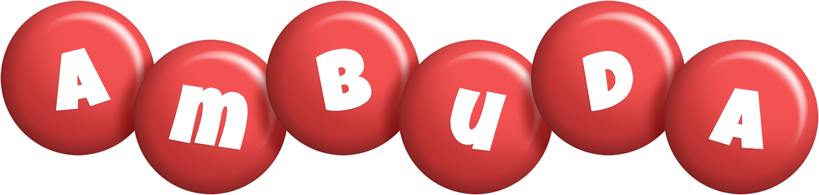 Ambuda candy-red logo