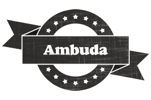 Ambuda grunge logo