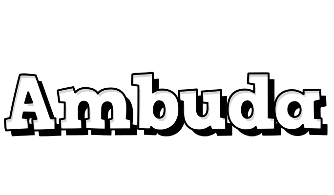 Ambuda snowing logo