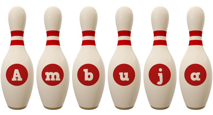 Ambuja bowling-pin logo