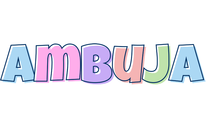 Ambuja pastel logo