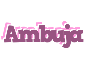 Ambuja relaxing logo