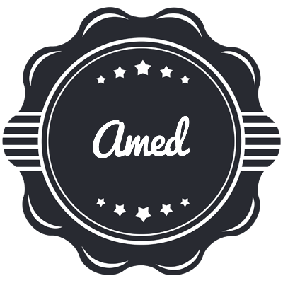 Amed badge logo
