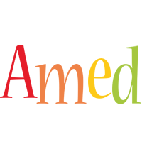 Amed birthday logo