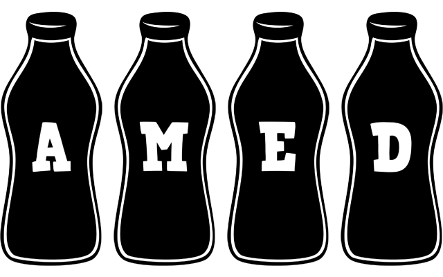 Amed bottle logo