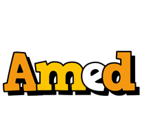 Amed cartoon logo