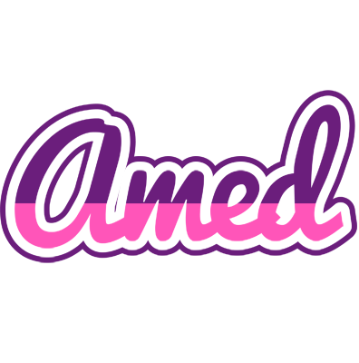 Amed cheerful logo