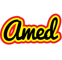 Amed flaming logo