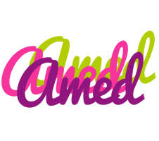 Amed flowers logo