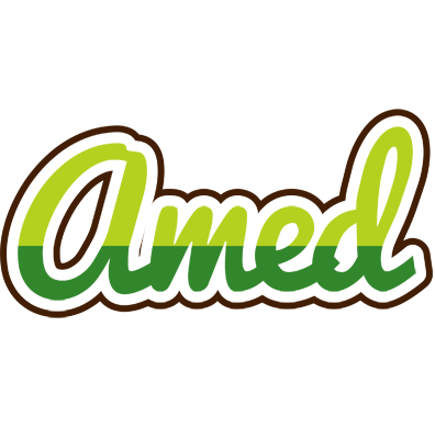 Amed golfing logo