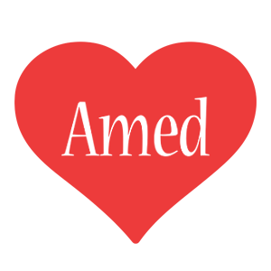 Amed love logo