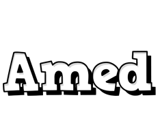 Amed snowing logo