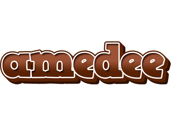 Amedee brownie logo