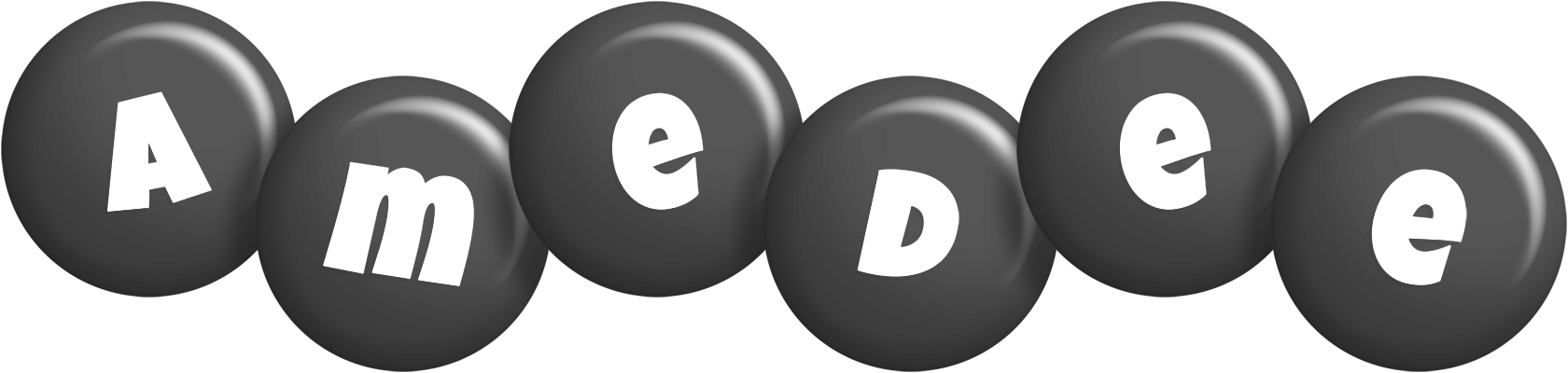 Amedee candy-black logo