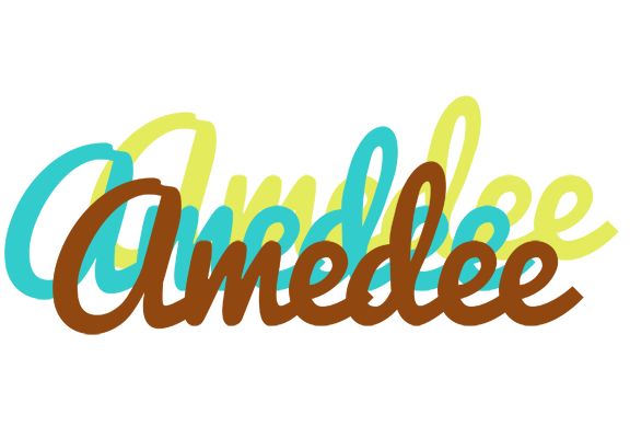 Amedee cupcake logo