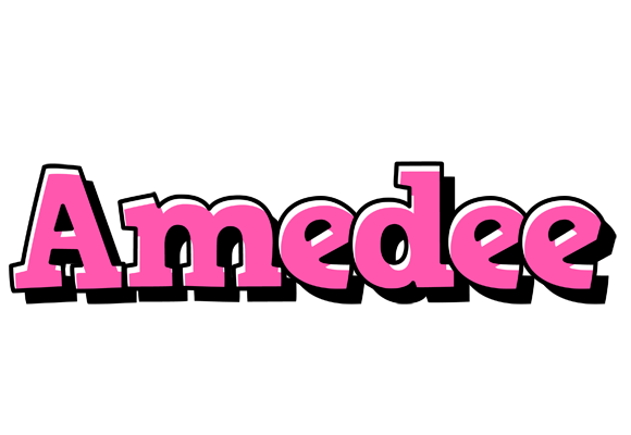 Amedee girlish logo