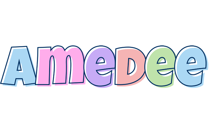 Amedee pastel logo