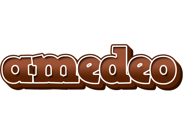Amedeo brownie logo