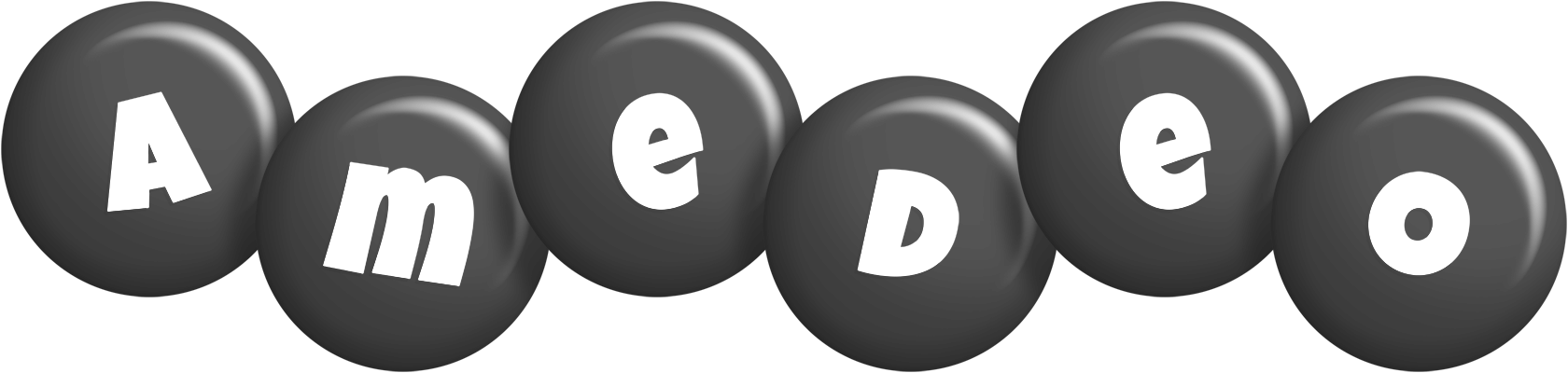 Amedeo candy-black logo