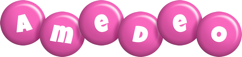 Amedeo candy-pink logo