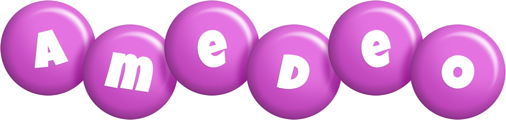 Amedeo candy-purple logo