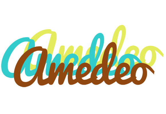 Amedeo cupcake logo