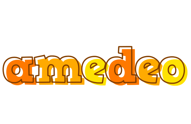 Amedeo desert logo