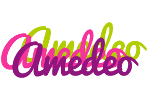 Amedeo flowers logo