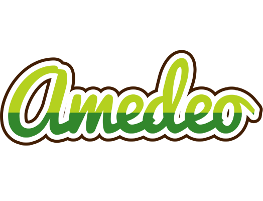 Amedeo golfing logo