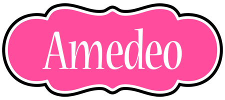 Amedeo invitation logo