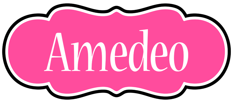 Amedeo invitation logo