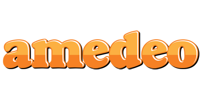 Amedeo orange logo