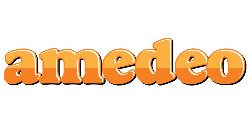 Amedeo orange logo