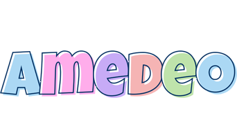 Amedeo pastel logo