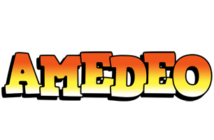 Amedeo sunset logo