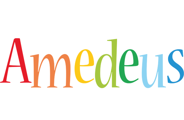Amedeus birthday logo