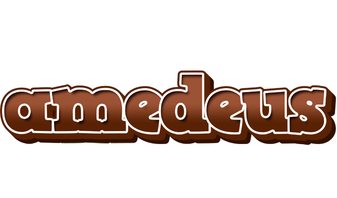 Amedeus brownie logo