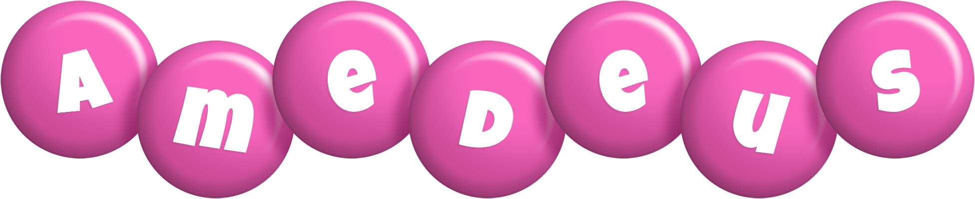 Amedeus candy-pink logo