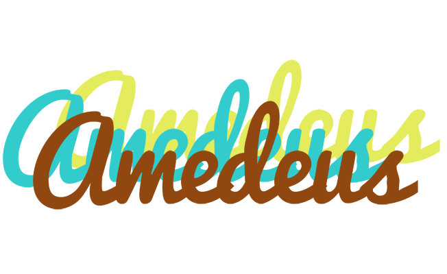 Amedeus cupcake logo
