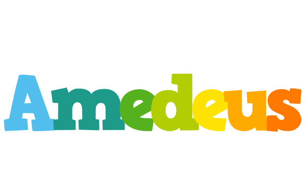 Amedeus rainbows logo