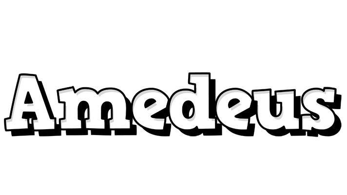 Amedeus snowing logo