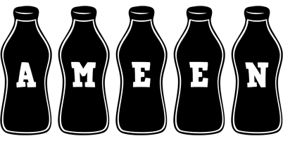 Ameen bottle logo
