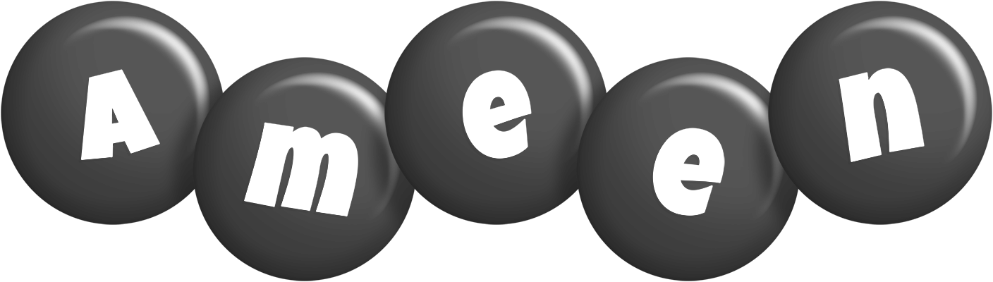 Ameen candy-black logo