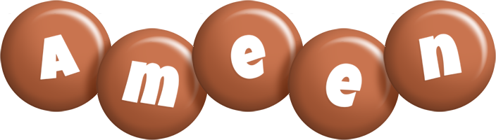 Ameen candy-brown logo