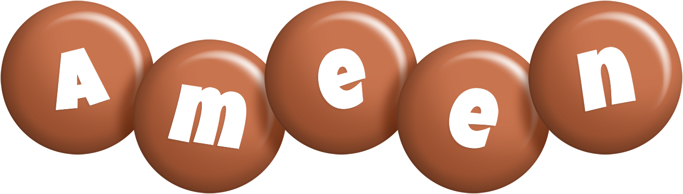 Ameen candy-brown logo