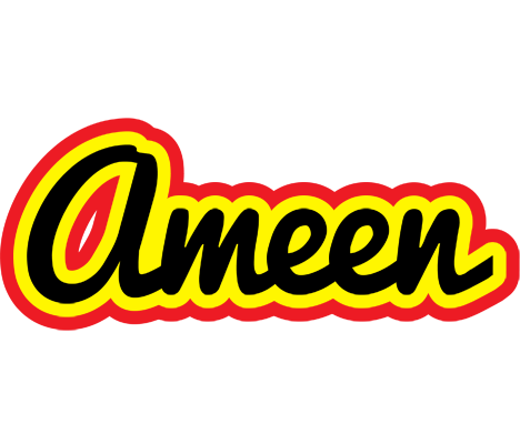Ameen flaming logo