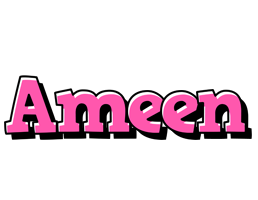 Ameen girlish logo